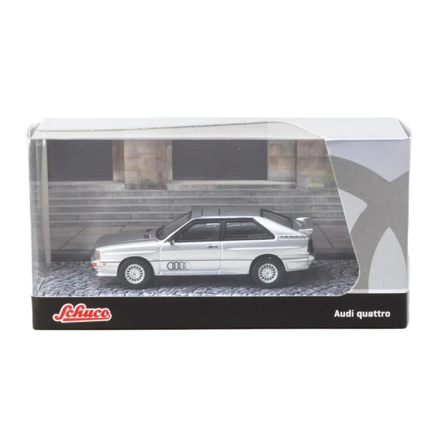 ターマックワークス x シュコー 1/64 アウディ クワトロ シルバー