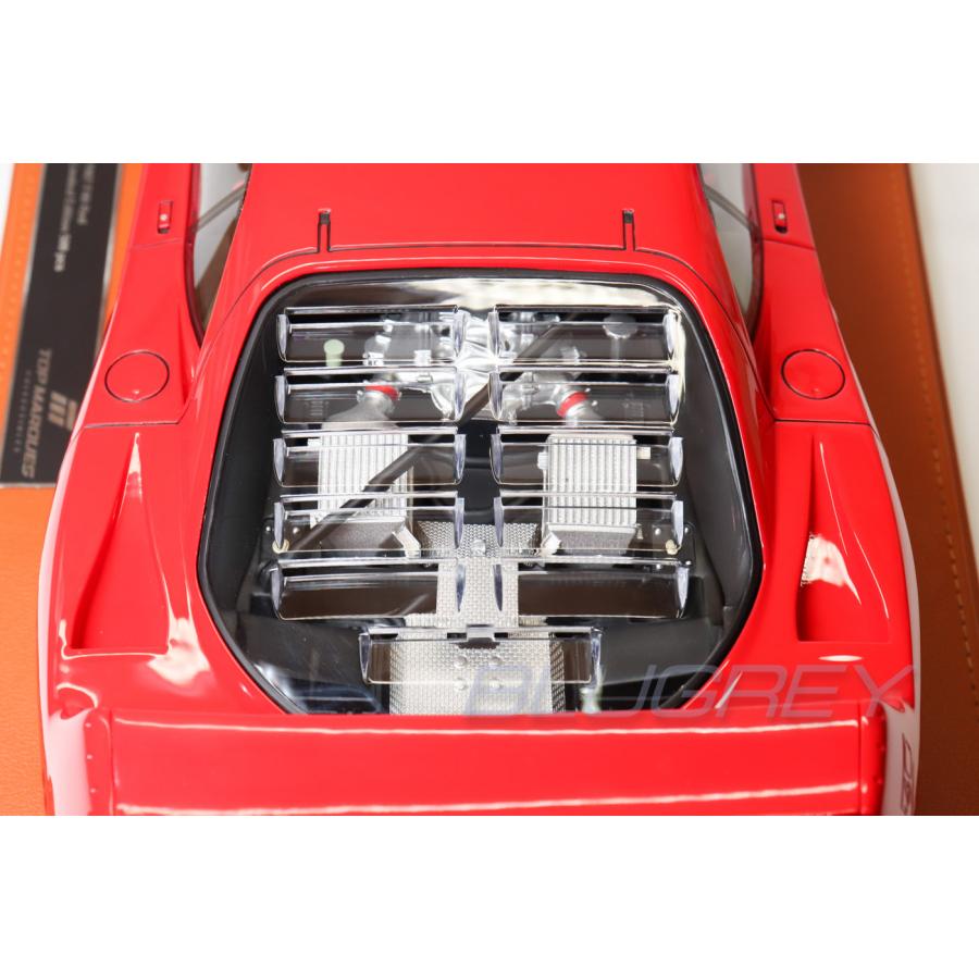 トップマルケス 1/12 フェラーリ F40 1987 レッド TOP MARQUES Ferrari F40 限定 ミニカー｜blugrey｜06