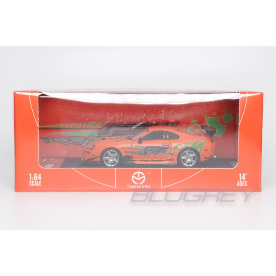 TimeMicro 1/64 トヨタ スープラ A80Z ワイルドスピード Toyota Supra