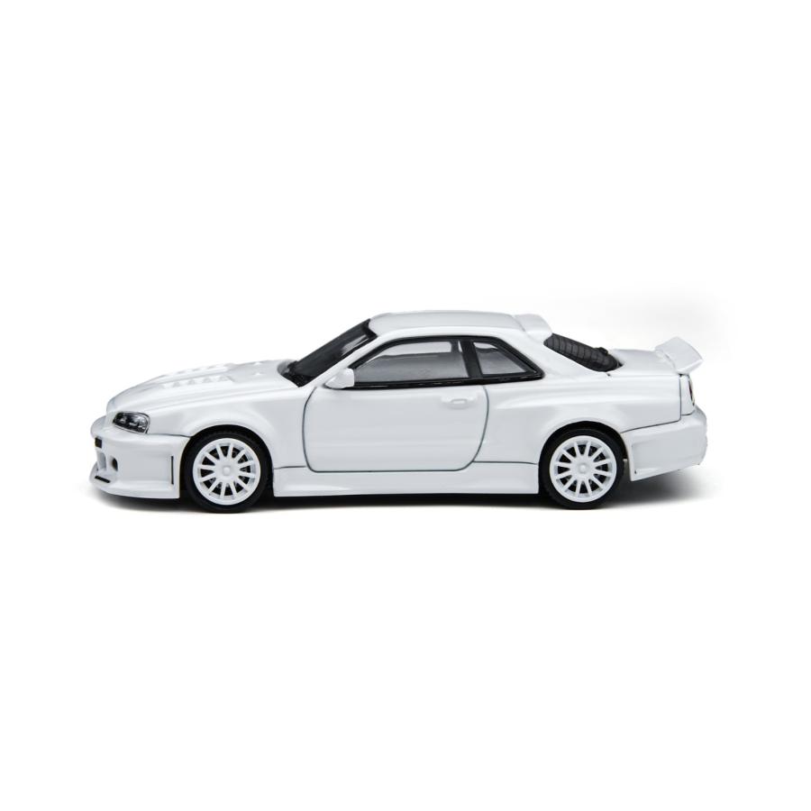TimeMicro x PSC DESIGN 1/64 日産 GT-R R34 “Tooth Tiger” ホワイト