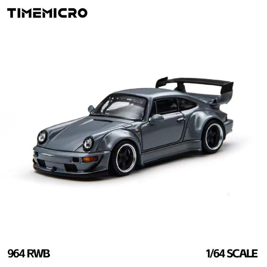 TimeMicro 1/64 ポルシェ 911 (964) RWB グレー ラウヴェルト PORSCHE