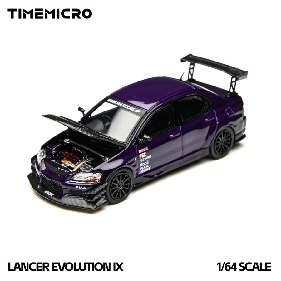 TimeMicro 1/64 PSC デザイン 三菱 ランサー エボリューション 9