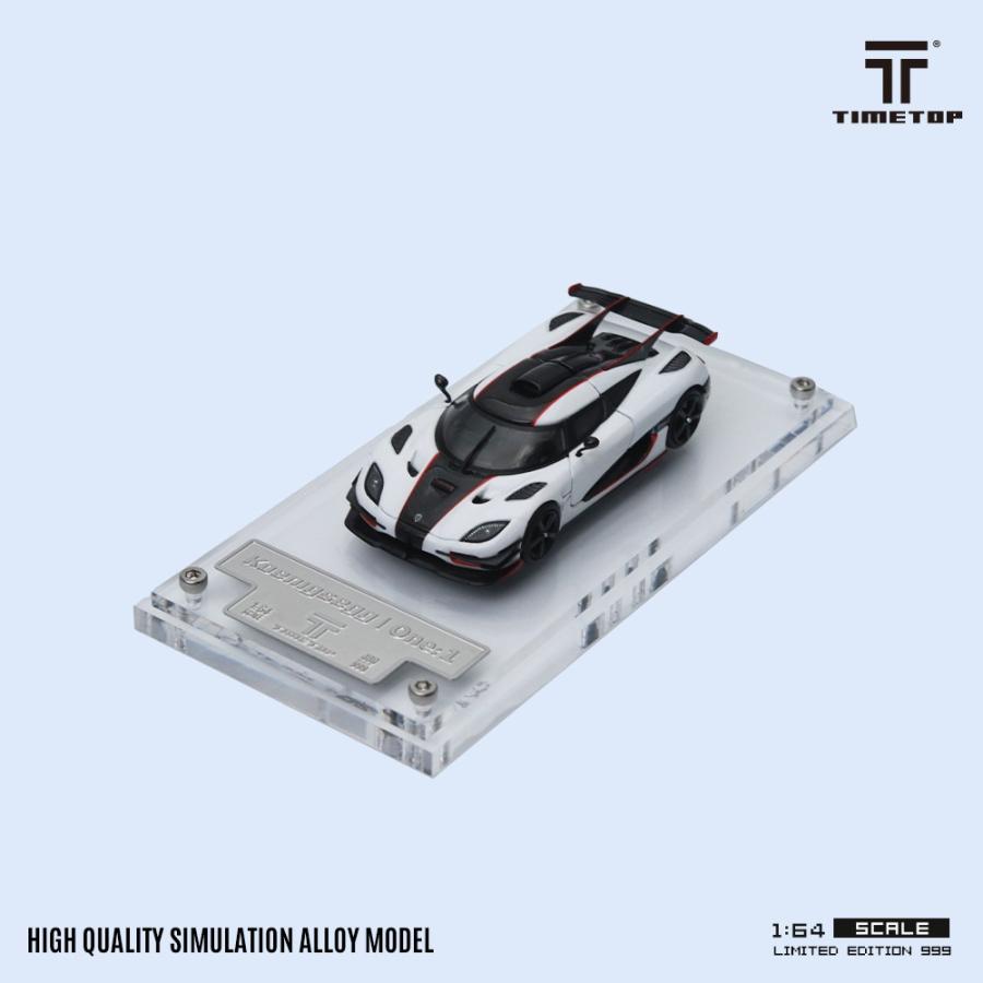 TimeTop 1/64 ケーニグセグ ワン：1 ホワイト Koenigsegg One1 White