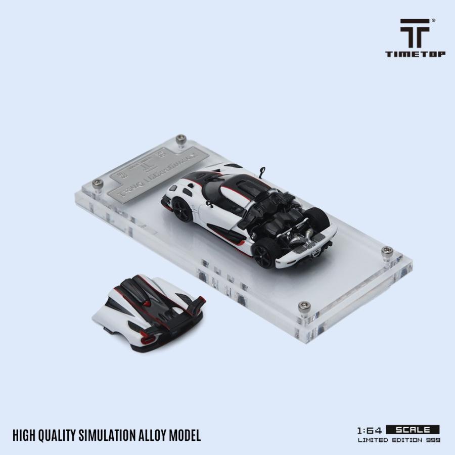 TimeTop 1/64 ケーニグセグ ワン：1 ホワイト Koenigsegg One1 White