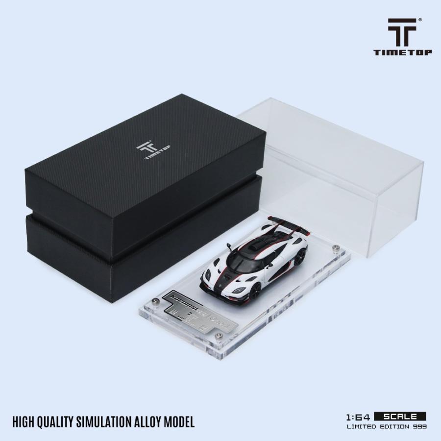 TimeTop 1/64 ケーニグセグ ワン：1 ホワイト Koenigsegg One1 White