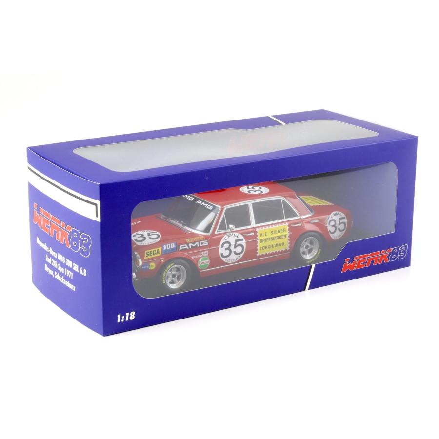 1/18 メルセデス AMG 300SEL 6.3 #35 スパ24H 1971 1/18 メルセデス AMG 300SEL 6.3 #35 スパ24H 1971 Minichamps 1:18
