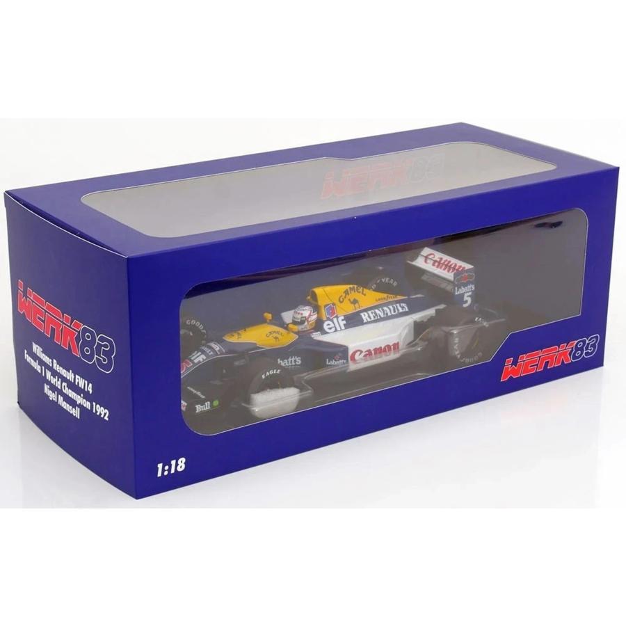 WERK83 1/18 ウィリアムズ ルノー F1 FW14B 1992 #5 ナイジェル