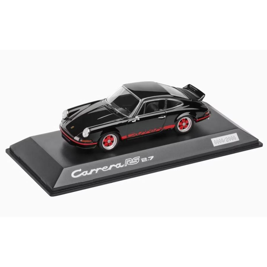 ディーラーモデル 1/43 ポルシェ 911 カレラ RS 2.7 ブラック Porsche 911 Carrera RS 限定2000台 ミニカー｜blugrey｜07