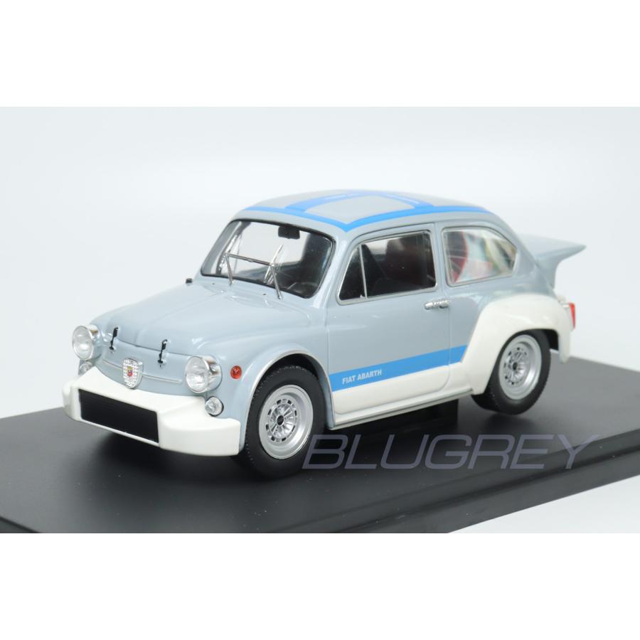 WHITEBOX 1/24 フィアット アバルト 1000 Gr.2 グレー/ブルー Fiat