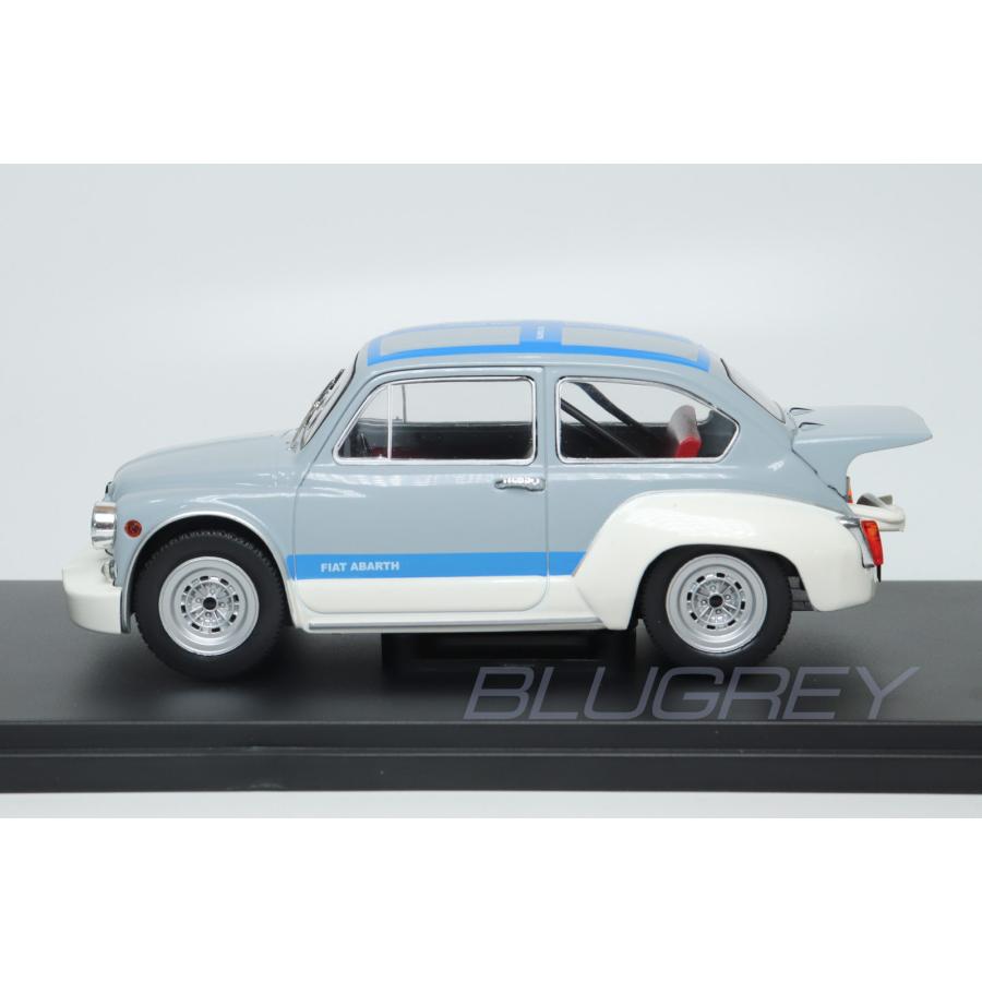 WHITEBOX 1/24 フィアット アバルト 1000 Gr.2 グレー/ブルー Fiat