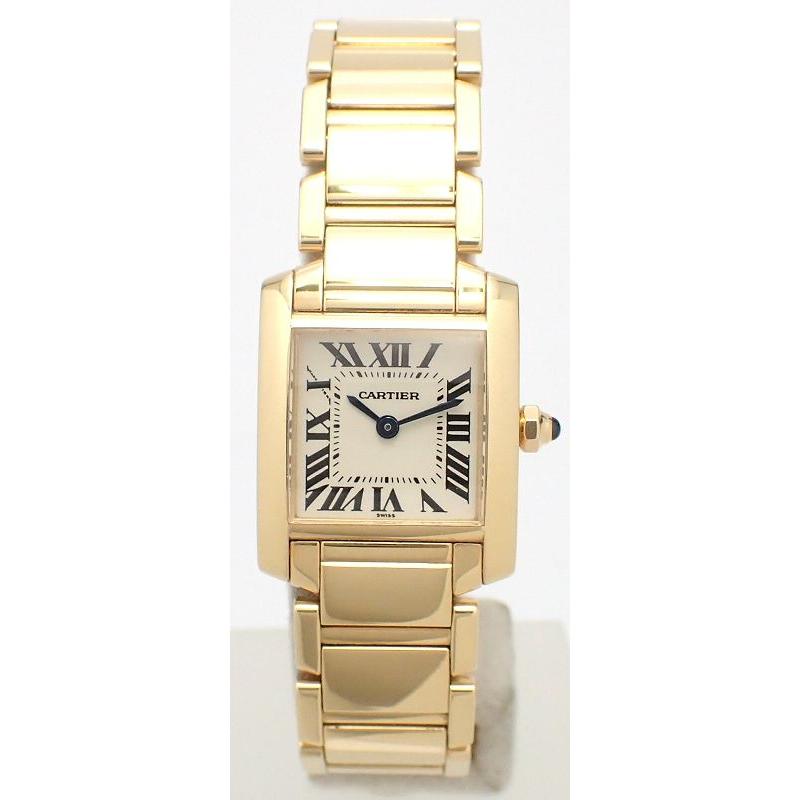 ウォッチ Cartier カルティエ タンクフランセーズsm K18yg 750yg イエローゴールド レディース クォーツ 腕時計 W5000n2 U Blumin 通販 Yahoo ショッピング