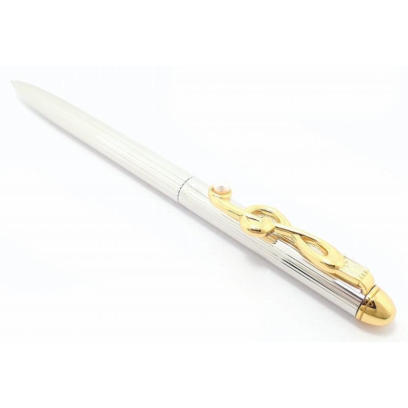 Mikimoto ミキモト パール ローラー ボールペン 真珠 ベビーパール シルバー ゴールド色 音符モチーフ U Blumin 通販 Yahoo ショッピング