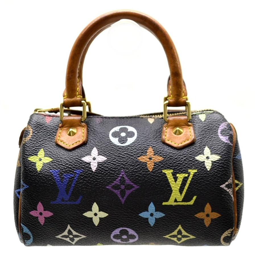 バッグ Louis Vuitton ルイ ヴィトン モノグラムマルチカラー ミニスピーディ ポーチ ハンドバッグ ミニハンドバッグ ノワール 黒 ブラック M U Blumin 通販 Yahoo ショッピング