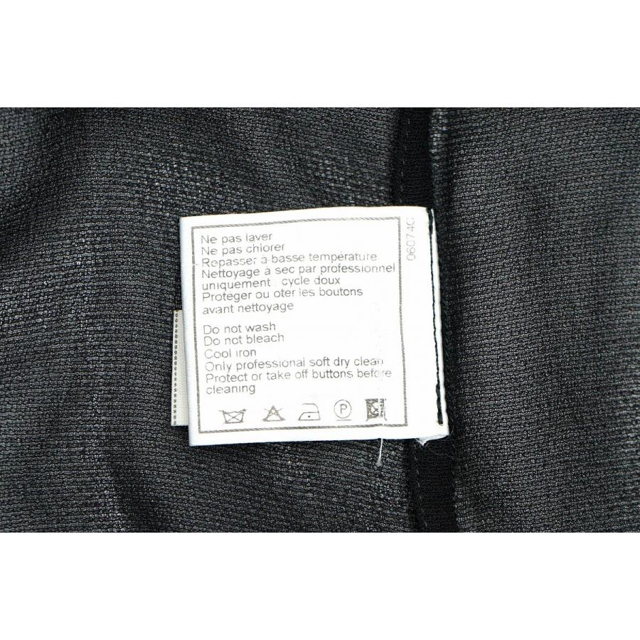 CHANEL シャネル ロングドレス レディース キャミソール 上下セット ココマークボタン 絹 シルク100% ブラック 黒 #40 | CHANEL | 05