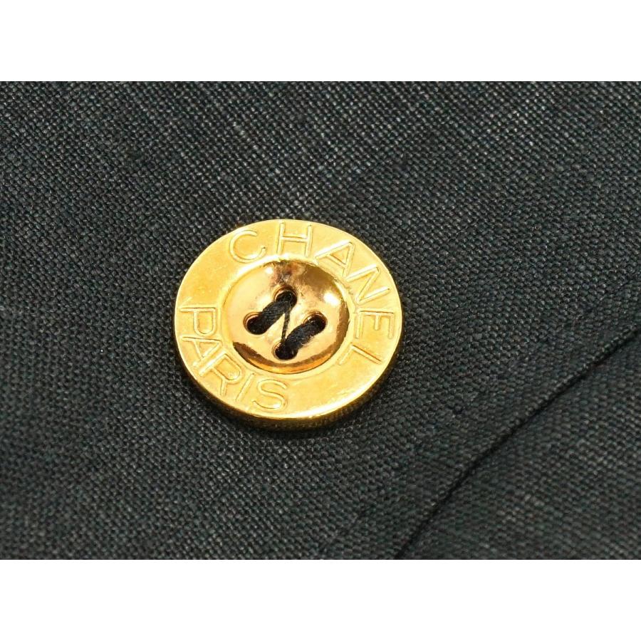 CHANEL シャネル レディース コート ロングコート 襟 ロゴボタン 袖リボン 麻 ゴールド金具 サイズ #34 23942 | CHANEL | 05