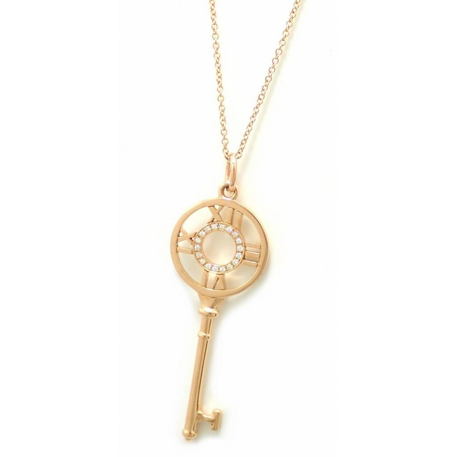 ジュエリー Tiffany Co ティファニー アトラス キー ダイヤ ペンダント ネックレス K18pg ピンクゴールド ダイヤモンド U Blumin 通販 Yahoo ショッピング