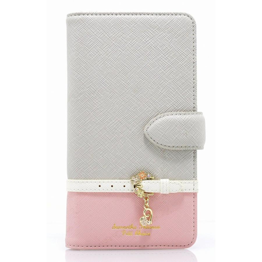Samantha Thavasa サマンサ タバサ Petit Choice プチ チョイス Iphone6プラス ケース スマホケース 携帯ケース チャーム付き ライトグレー ピンク K Blumin 通販 Yahoo ショッピング