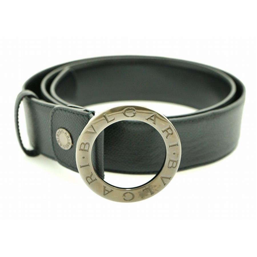 Bvlgari ブルガリ ブルガリブルガリ メンズ ベルト ラウンドロゴバックル レザー 黒 ブラック 90 90cm 355 K Blumin 通販 Yahoo ショッピング