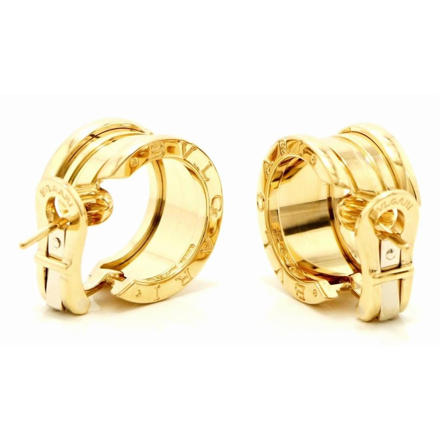 【国内正規総代理店アイテム】 (ジュエリー)BVLGARI ブルガリ B-zero1 B zero1 ビーゼロワン ピアス K18YG イエローゴールド(k), ツチウラシ 5fb8ae38