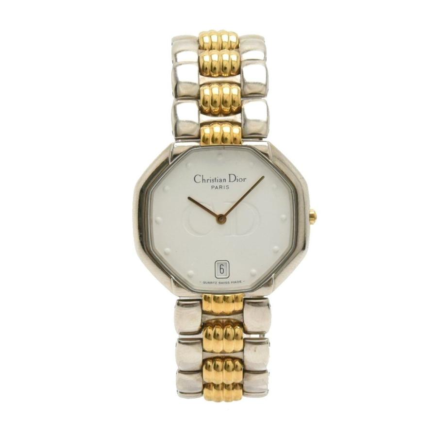 ウォッチ Christian Dior クリスチャン ディオール スウィング スイング デイト ホワイト文字盤 Ss Gp コンビ メンズ クォーツ 腕時計 45 4 K Blumin 通販 Yahoo ショッピング