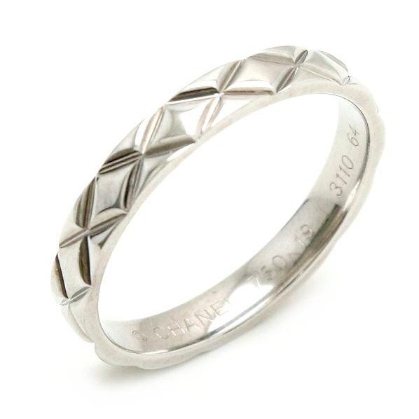 ラッピング不可 マトラッセ シャネル ジュエリー Chanel リング K 64 24号 ホワイトゴールド 750wg K18wg 指輪 メンズアクセサリー Rankinengineering Com