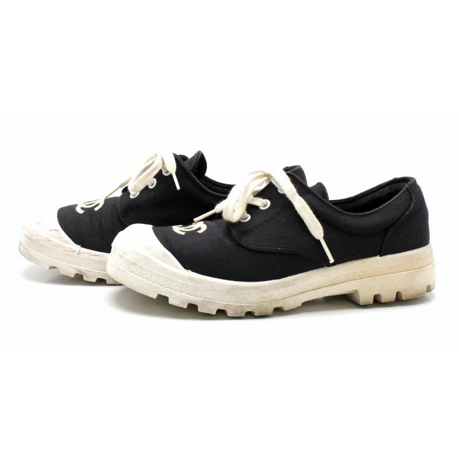 シャネル キャンバス スニーカー36サイズ fuja.com.br