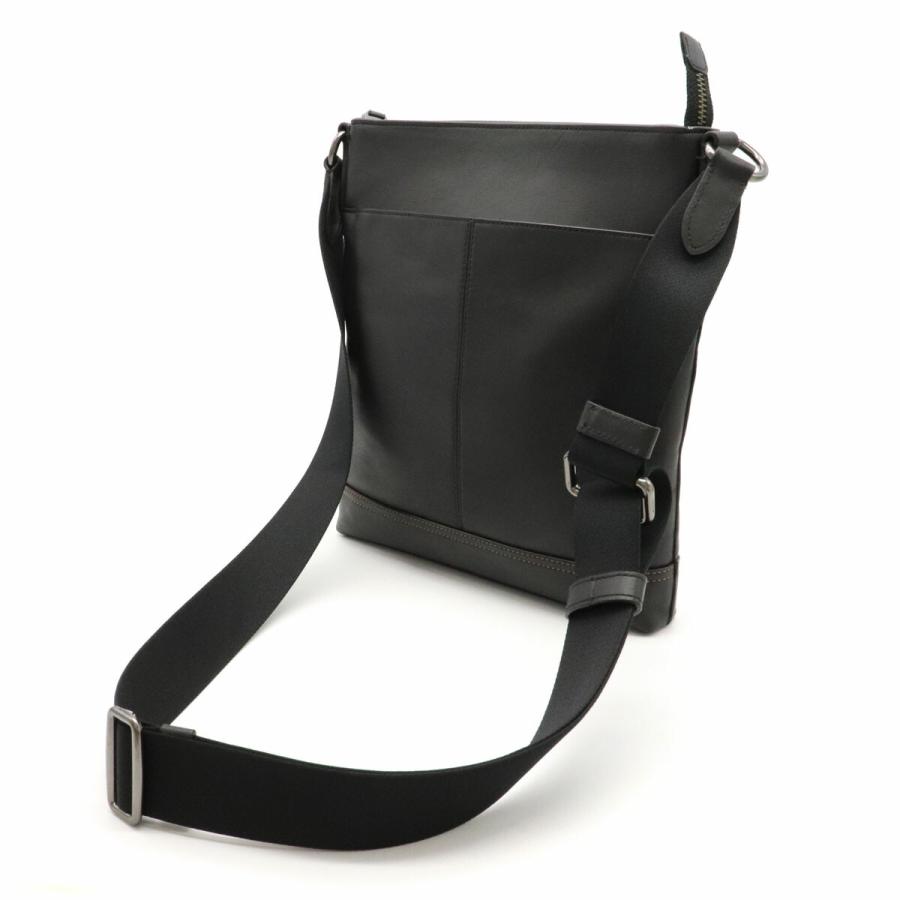 Coach コーチ ショルダーバッグ 斜め掛けショルダー レザー メンズ ブラック 黒 F 中古 Blumin 通販 Yahoo ショッピング