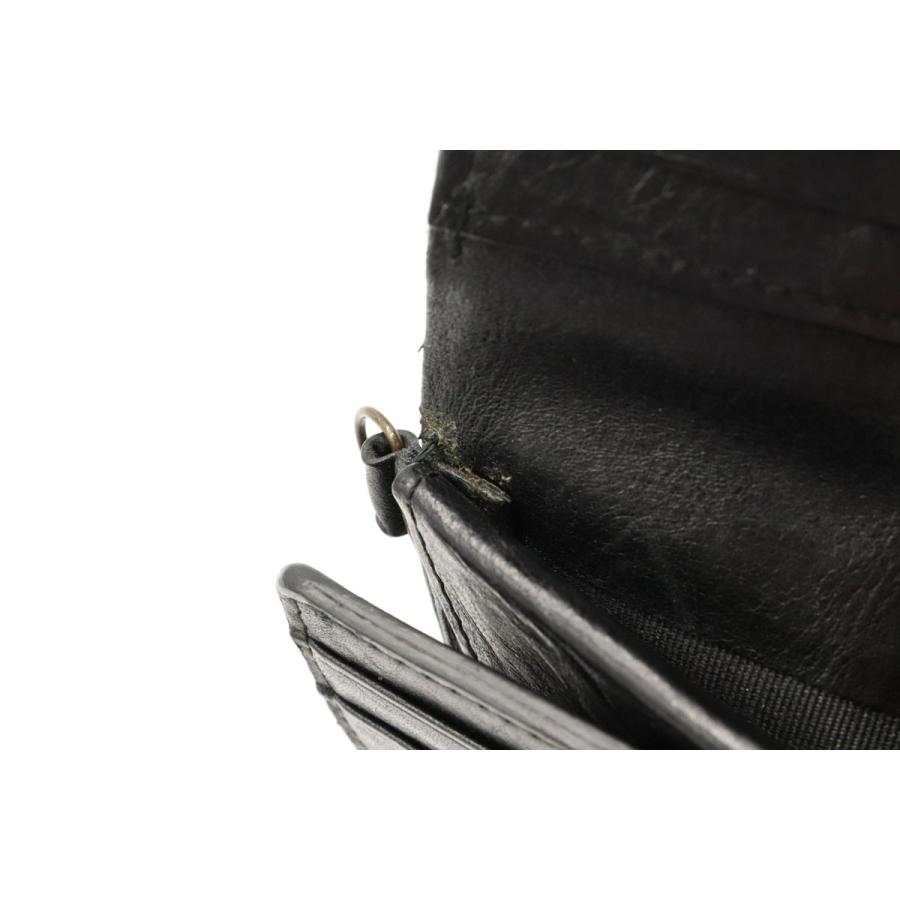 Jean Paul Gaultier ジャン ポール ゴルチエ ゴルチェ 二つ折り財布 レザー ブラック 黒 中古 Blumin 通販 Yahoo ショッピング