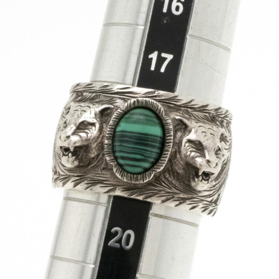 Gucci グッチ グッチ ガーデン キャット 猫 リング 指輪 シルバー Ag925 マラカイト 号 60 049 4401 中古 1511 Blumin 通販 Yahoo ショッピング