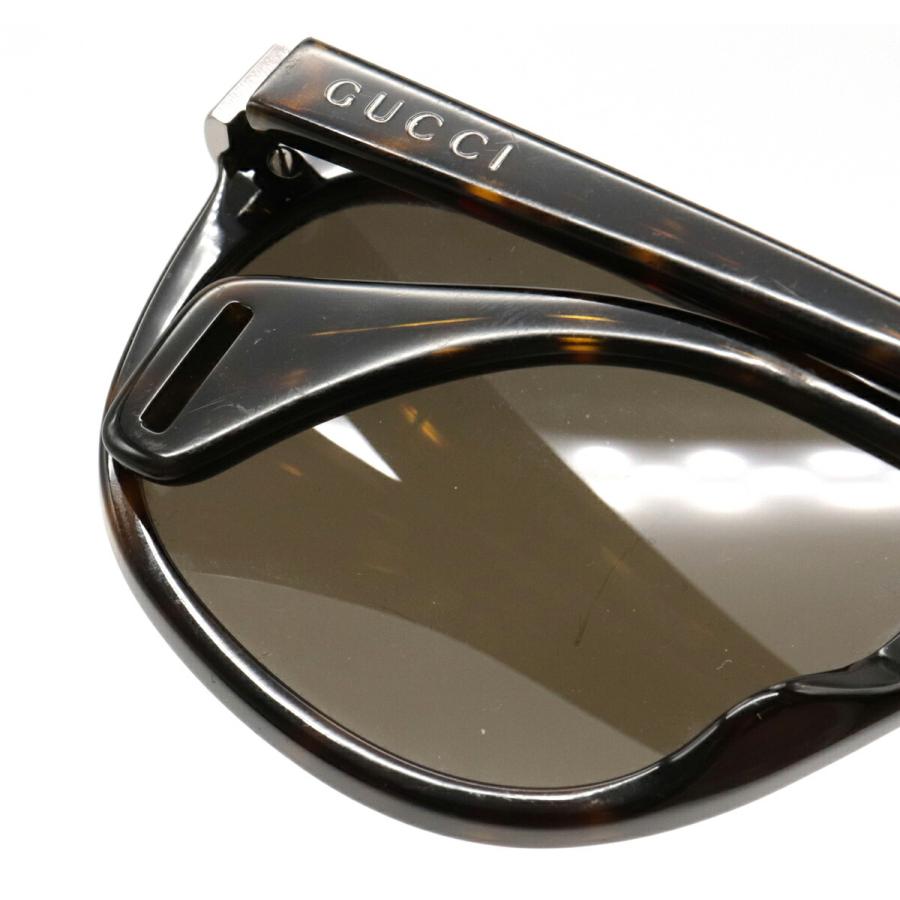 GUCCI グッチ サングラス シェリーライン スモーク べっ甲 ダーク