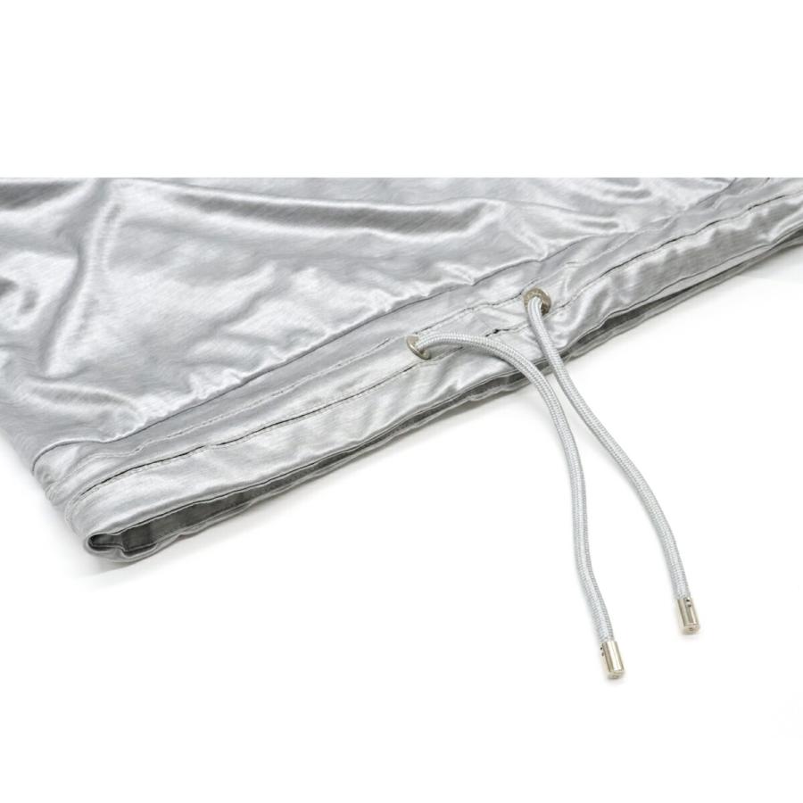 CHANEL シャネル ロゴ ココマーク ボートネック カットソー トップス 長袖 レディース ポリエステル シルバー #34 クリーニング済 | CHANEL | 04