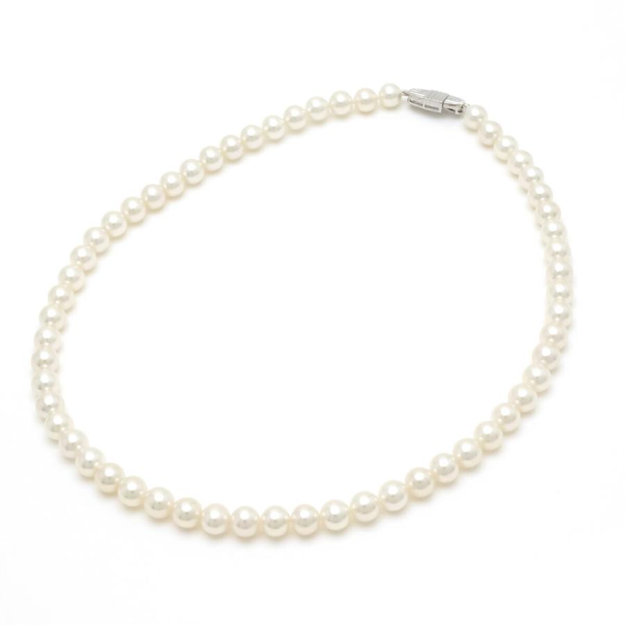 Mikimoto ミキモト パールネックレス パールチョーカー K18wg ホワイトゴールド 真珠 7 0 7 5m M 中古 Blumin 通販 Yahoo ショッピング