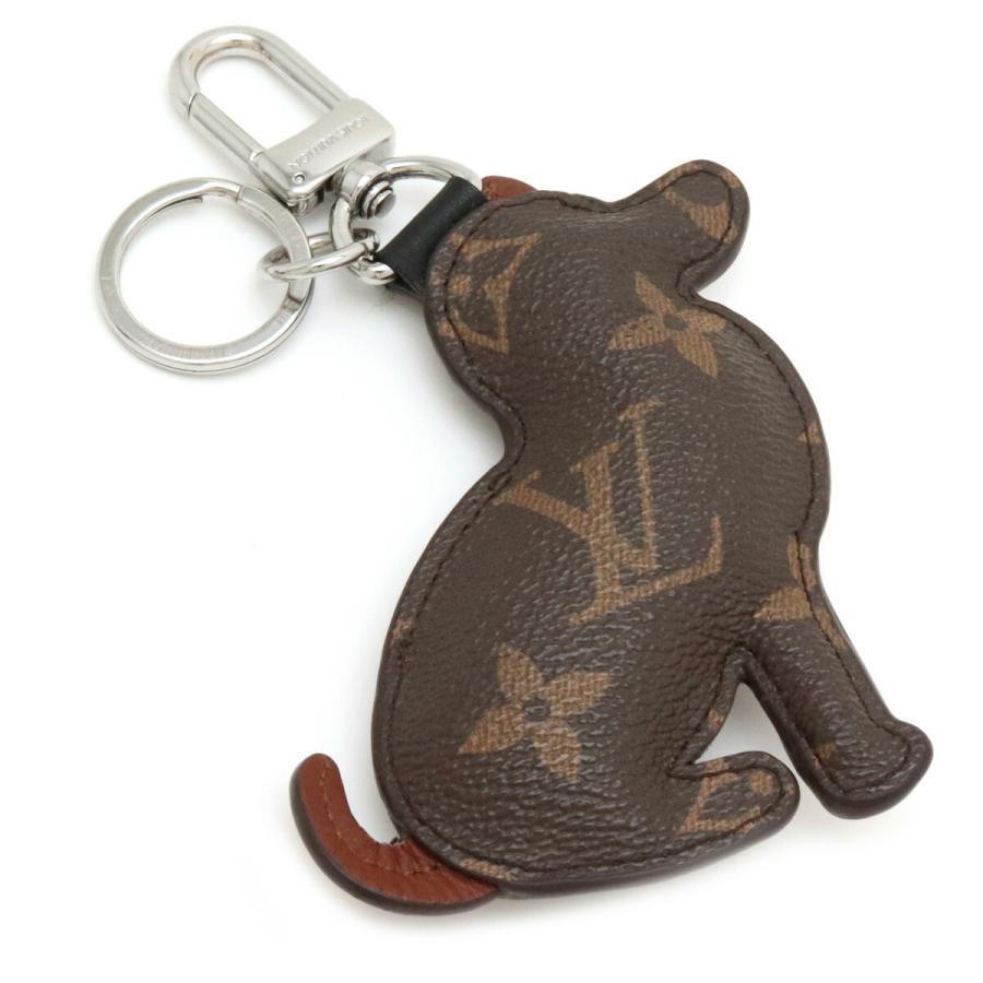 Louis Vuitton ルイ ヴィトン メタル モノグラム アニマルドッグ ポルトクレ アニマルドッグ 犬 キーホルダー ルイ バッグチャーム キーリング メタル Mp1995 中古 Blumin