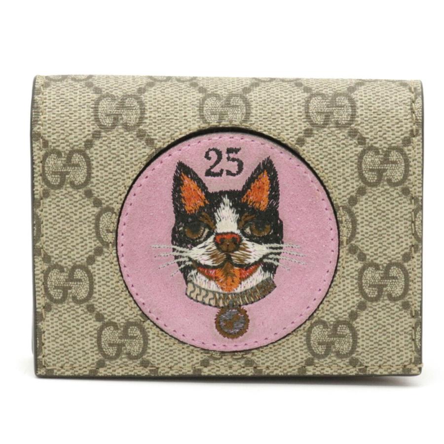 財布 Gucci グッチ Ggスプリーム Bosco アップリケ ボスコ 犬 ドッグ ボストンテリア 2つ折財布 Pvc スエード カーキベージュ レッド ピンク Blumin 通販 Yahoo ショッピング