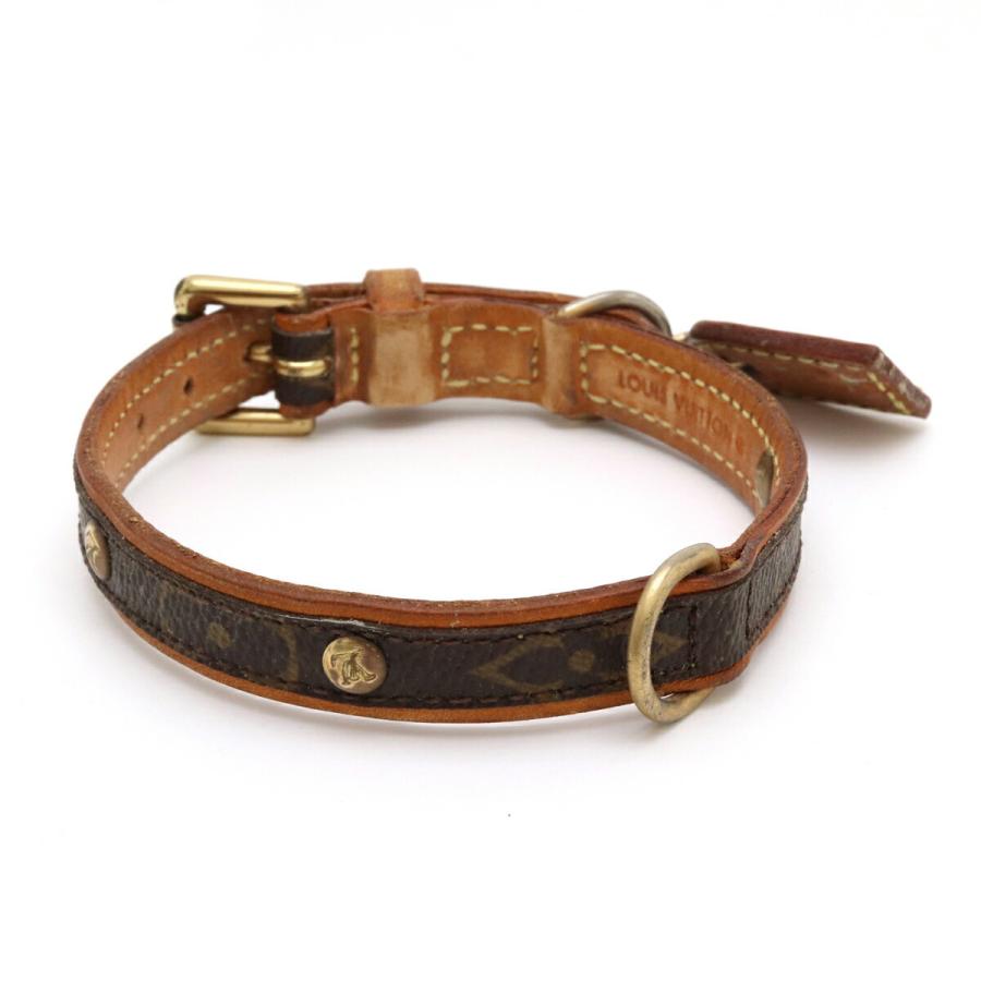 特売 犬 ペット用品 バクスターpm コリエ モノグラム ヴィトン ルイ Vuitton Louis ドッグ 中古 M 小型犬用首輪 首輪 ハーネス リード Pik2ar Org