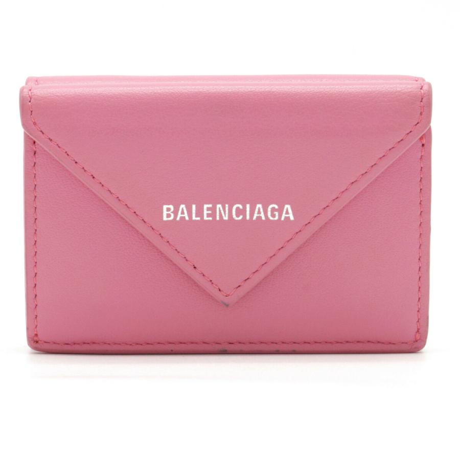 バレンシアガ☆ピンクミニウォレット-