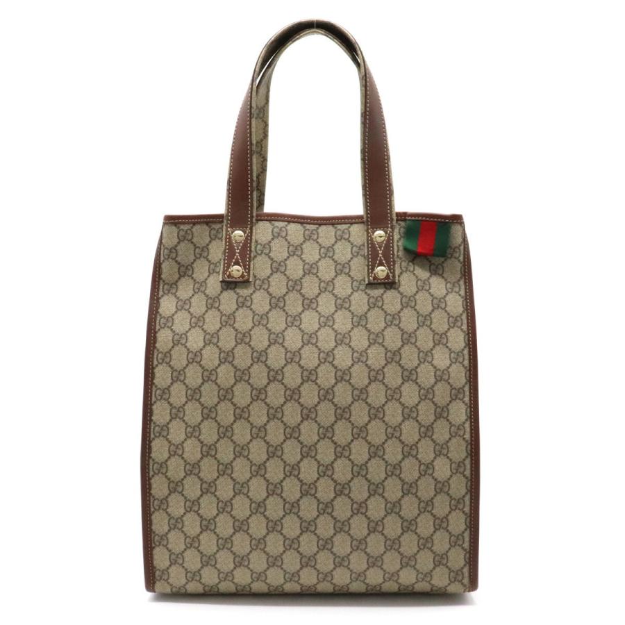 GUCCI グッチ GGスプリーム GGプラス シェリーライン トートバッグ