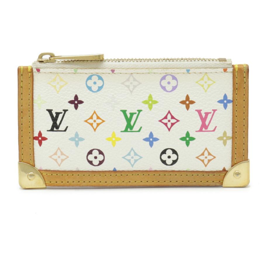 LOUIS VUITTON ルイ ヴィトン モノグラムマルチカラー ポシェット クレ キーリング付 コインケース 小銭入れ :12201032