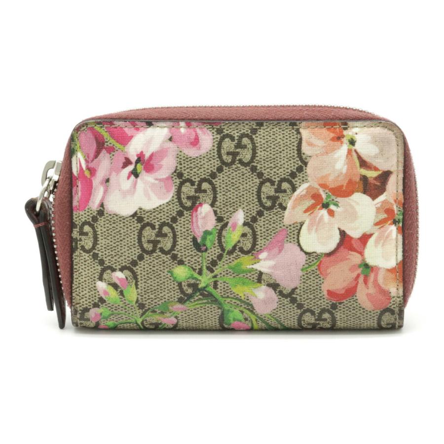 GUCCI グッチ GGブルームス フラワー 花柄 ラウンドファスナー コイン