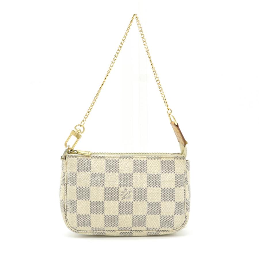 LOUIS VUITTON ルイ ヴィトン ダミエアズール ミニポシェット アクセ