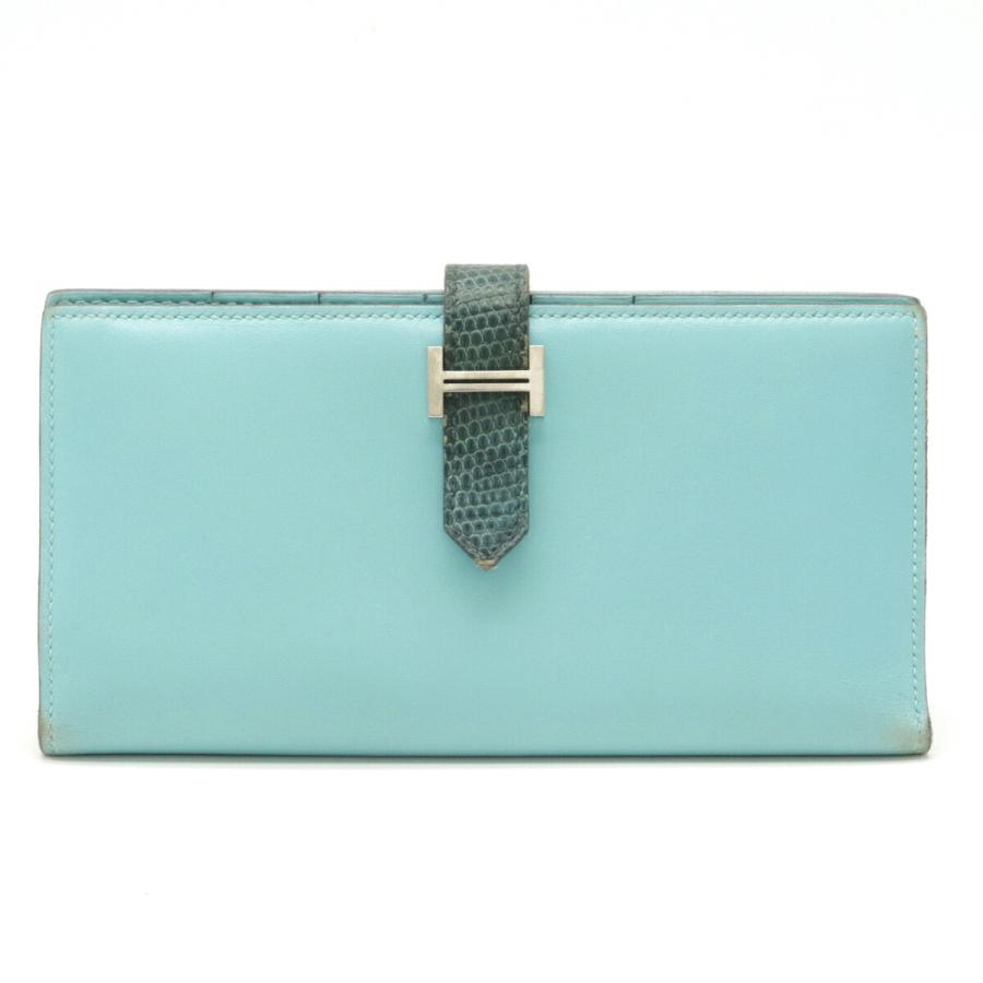 一番人気物 HERMES エルメス ベアンスフレ 2つ折長財布 二つ折り長財布