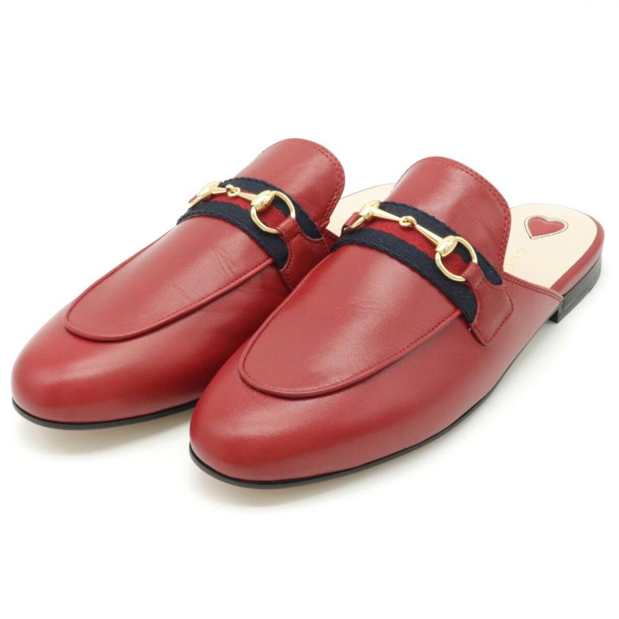 靴)GUCCI グッチ プリンスタウン ホースビット ウェブストライプ