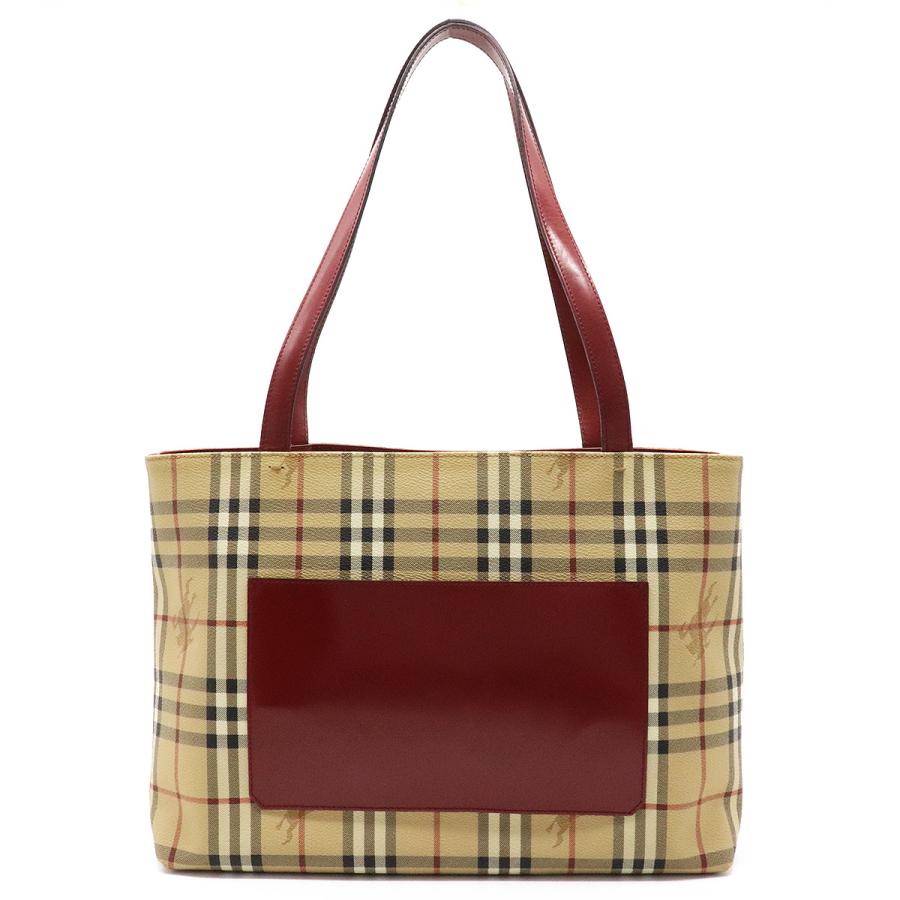 BURBERRY バーバリー ノバチェック トートバッグ ショルダートート PVC