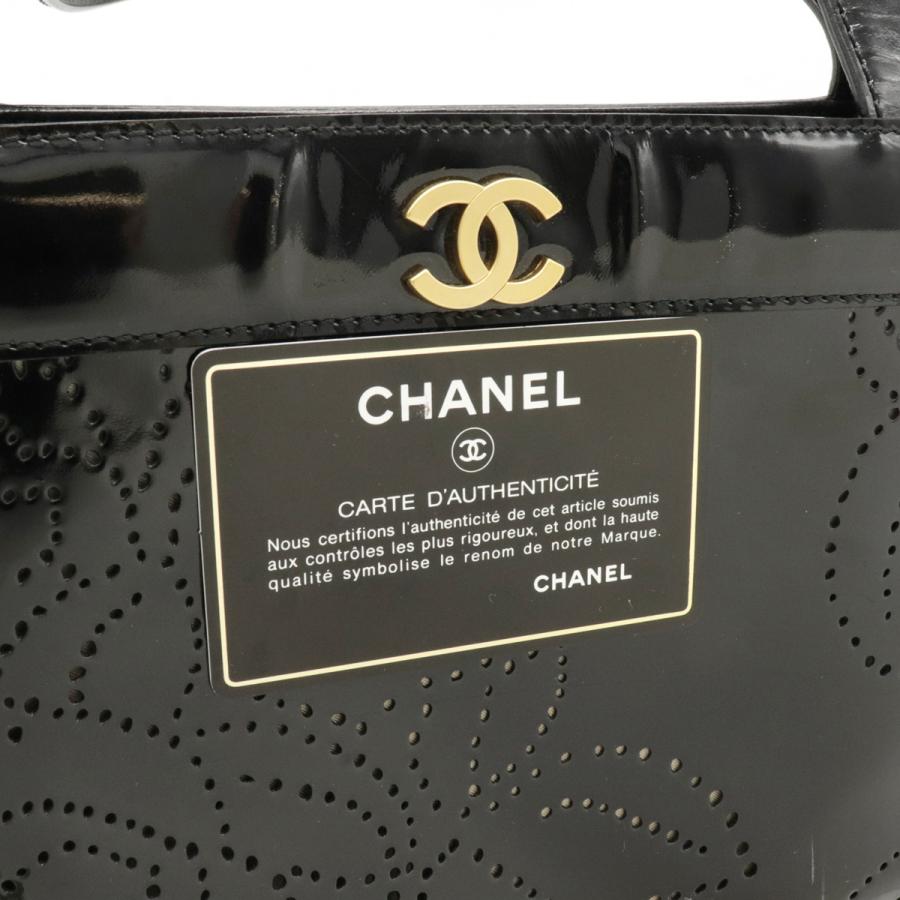 CHANEL シャネル ココマーク カメリア パンチング トートバッグ 当店