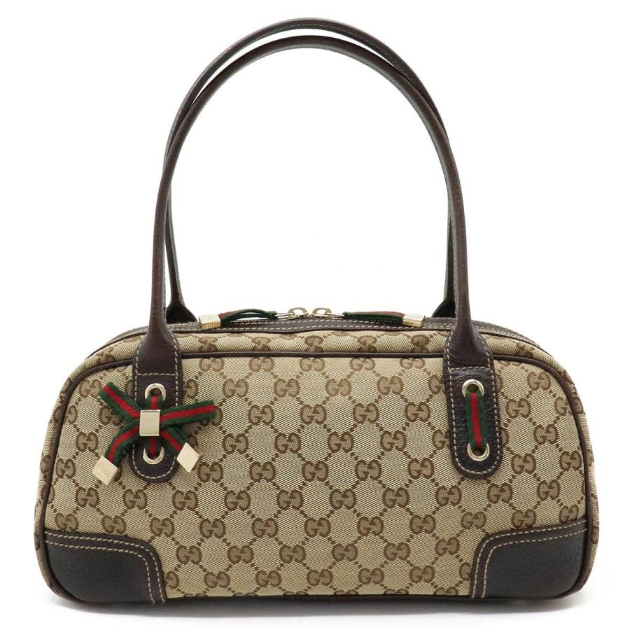 GUCCI グッチ プリンシー GGキャンバス シェリーライン リボン