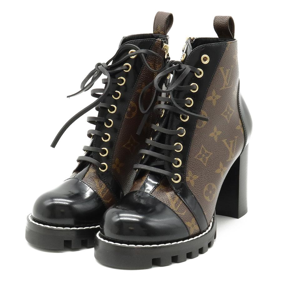 美品】Louis Vuitton モノグラム レースアップブーツ Louis