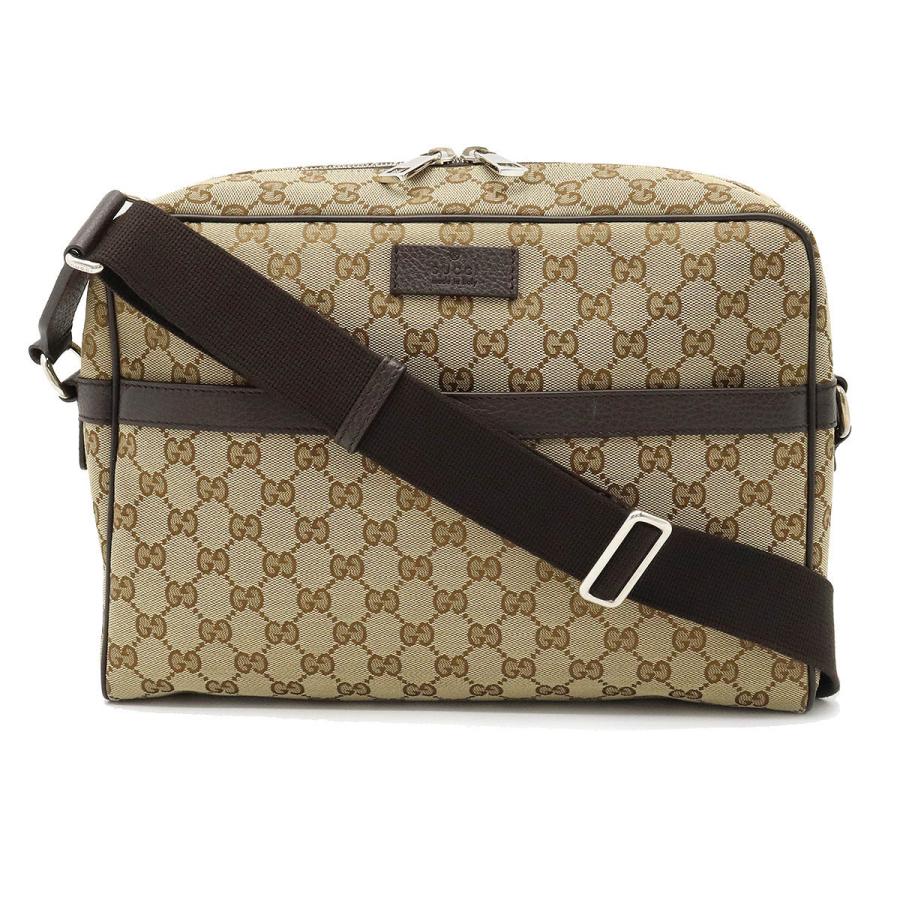 GUCCI グッチ GGキャンバス ショルダーバッグ メッセンジャーバッグ  