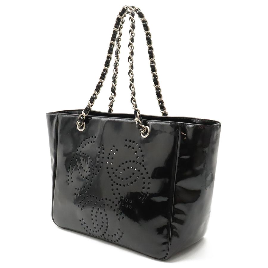 CHANEL シャネル ココマーク トリプルココ パンチング チェーン 