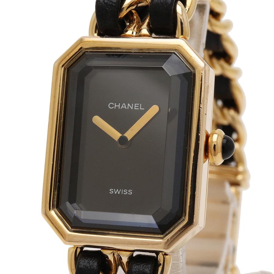 CHANEL シャネル プルミエール Sサイズ GP 革 レディース 腕時計 CHANEL シャネル プルミエール Sサイズ GP 革 レディース 腕時計