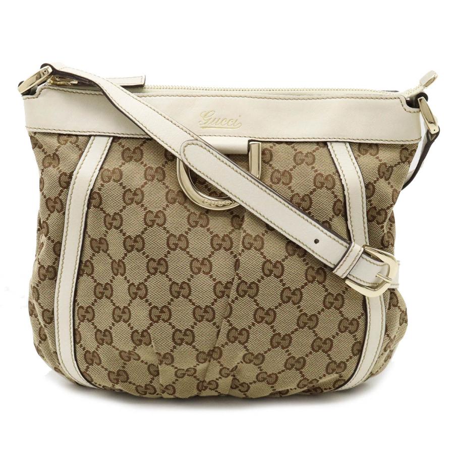 GUCCI グッチ GGキャンバス アビー ショルダーバッグ 斜め掛け 
